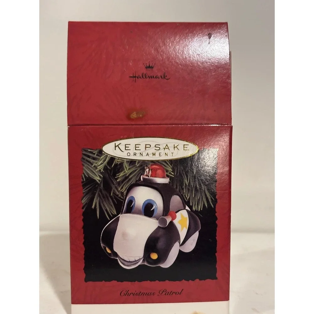 Hallmark Keepsake Ornament 1995 Christmas Patrol Police Car QX5959 Handcrafted‎